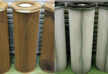 集塵機：バグフィルター